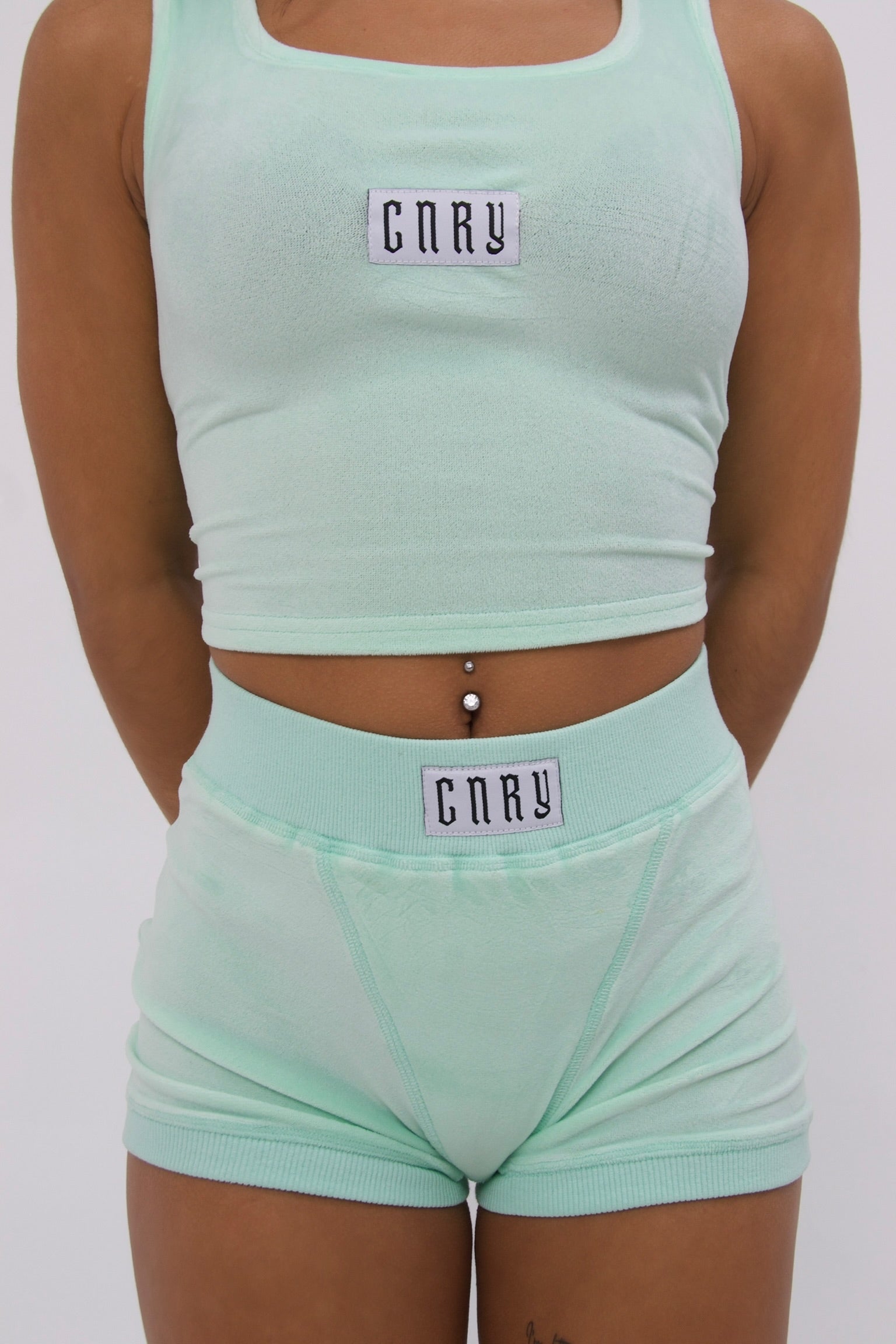 CNRY "ESSENCE" Frosted Jade lounge set