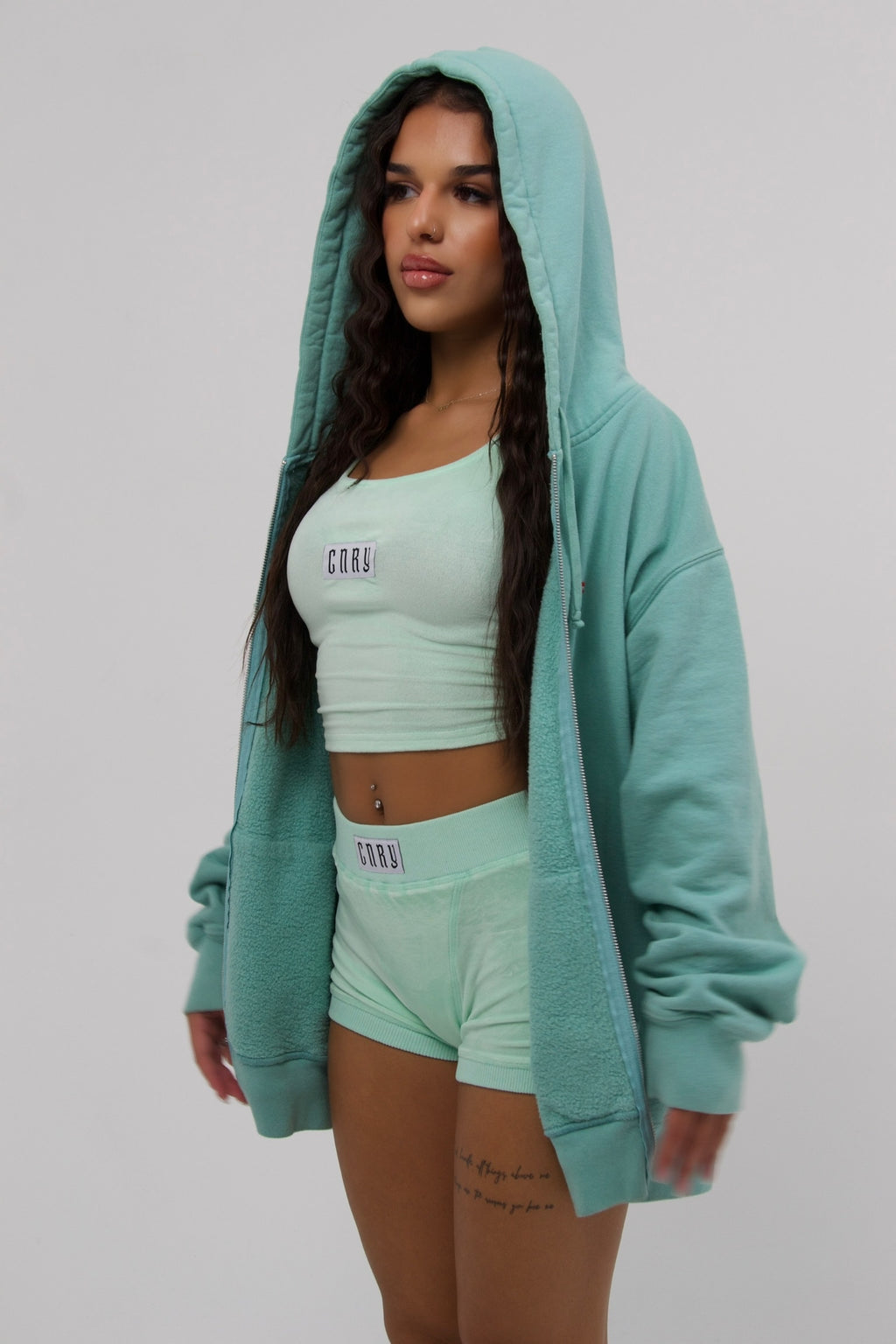 CNRY "ESSENCE" Frosted Jade lounge set