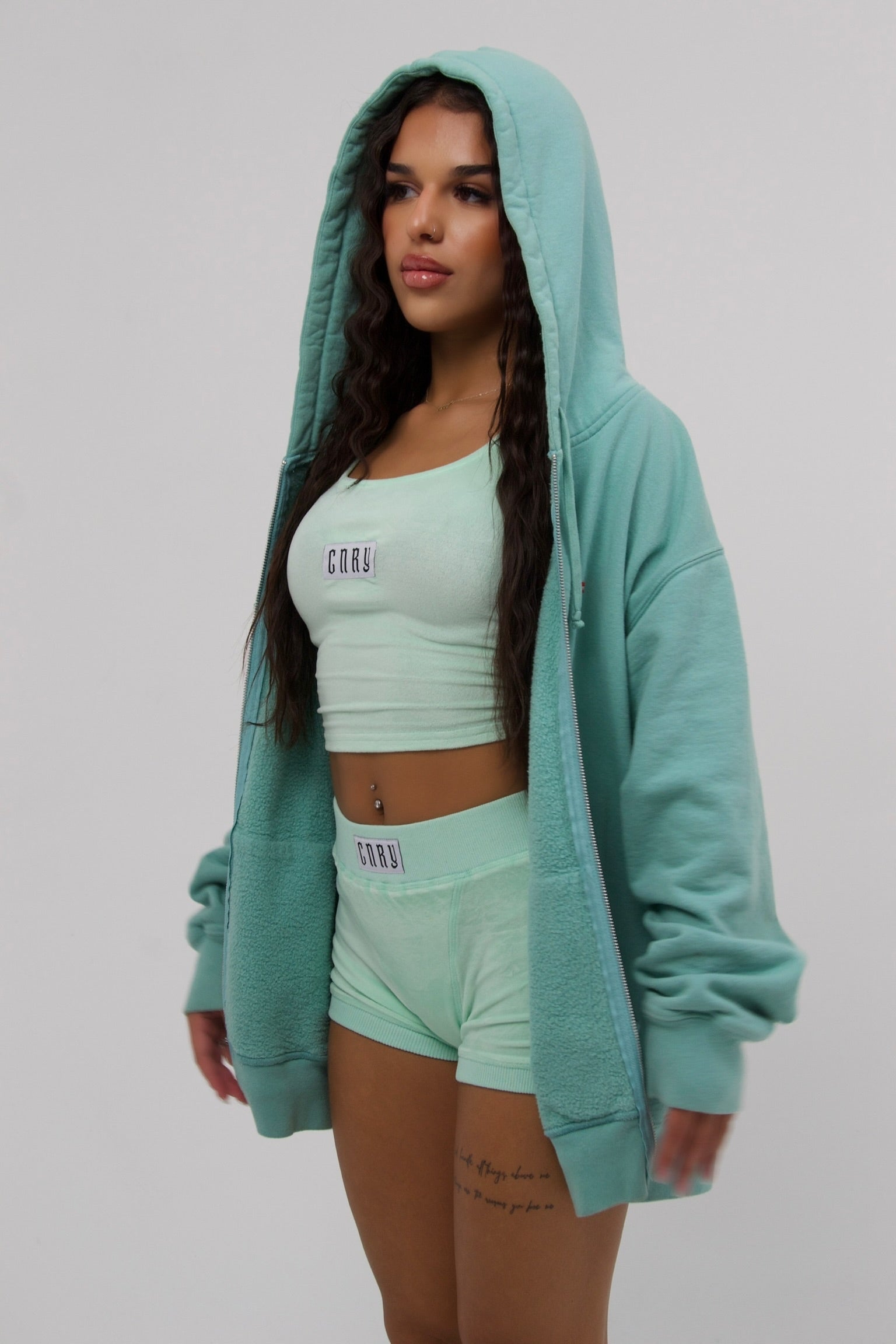 CNRY "ESSENCE" Frosted Jade lounge set